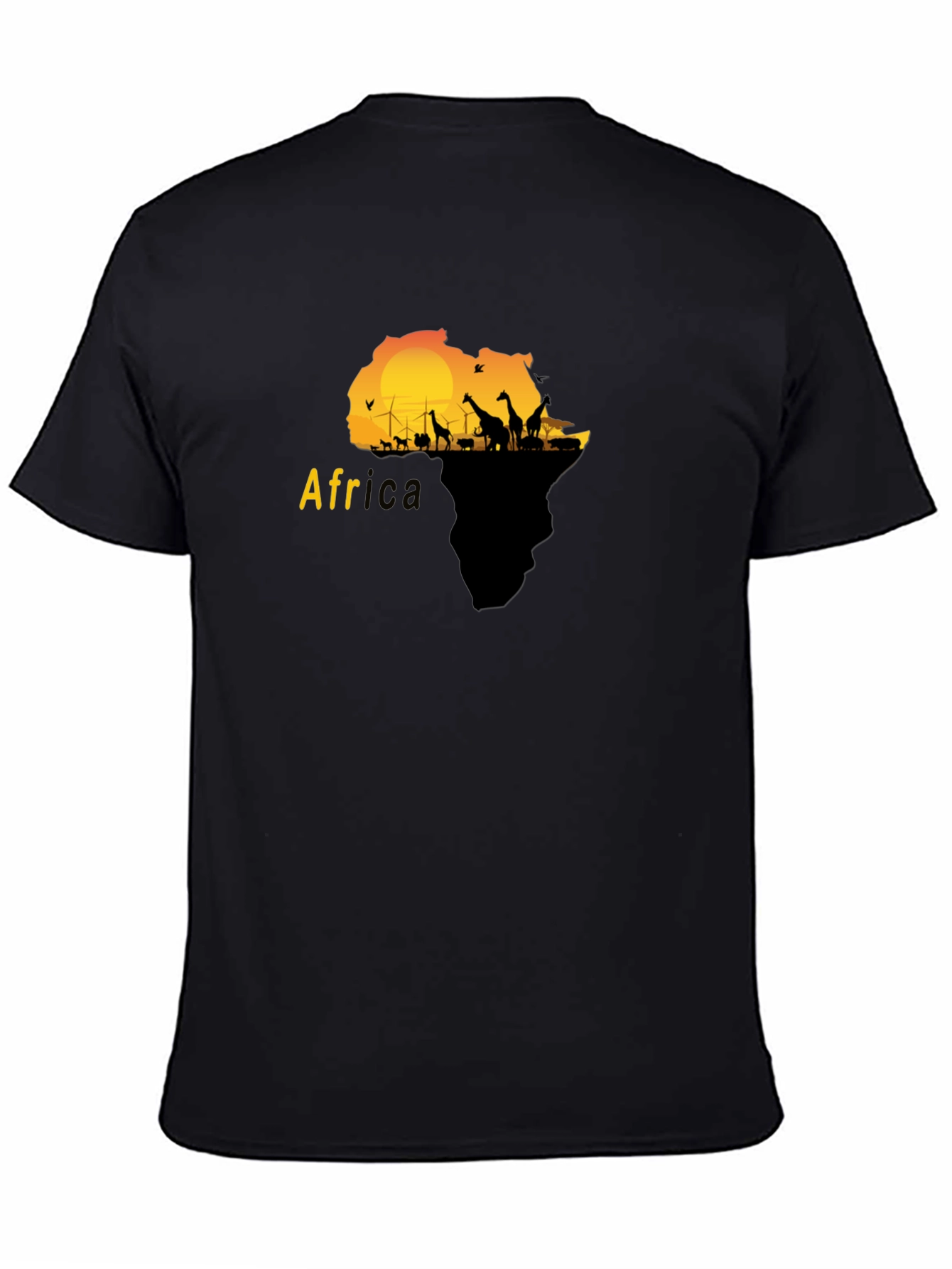 Africa Silhouette Graphic T-Shirt