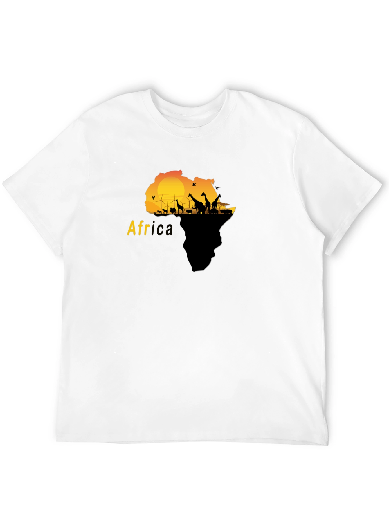 Africa Silhouette Graphic T-Shirt