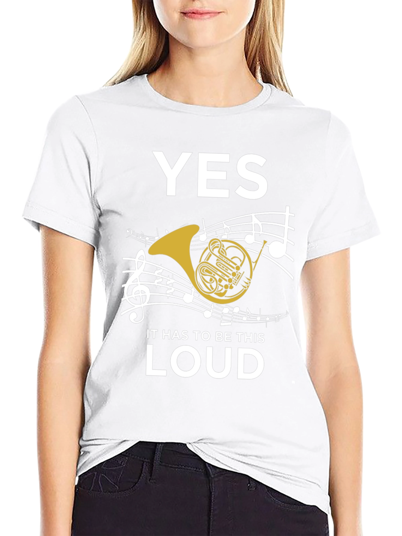 Funny French Horn Music T-Shirt