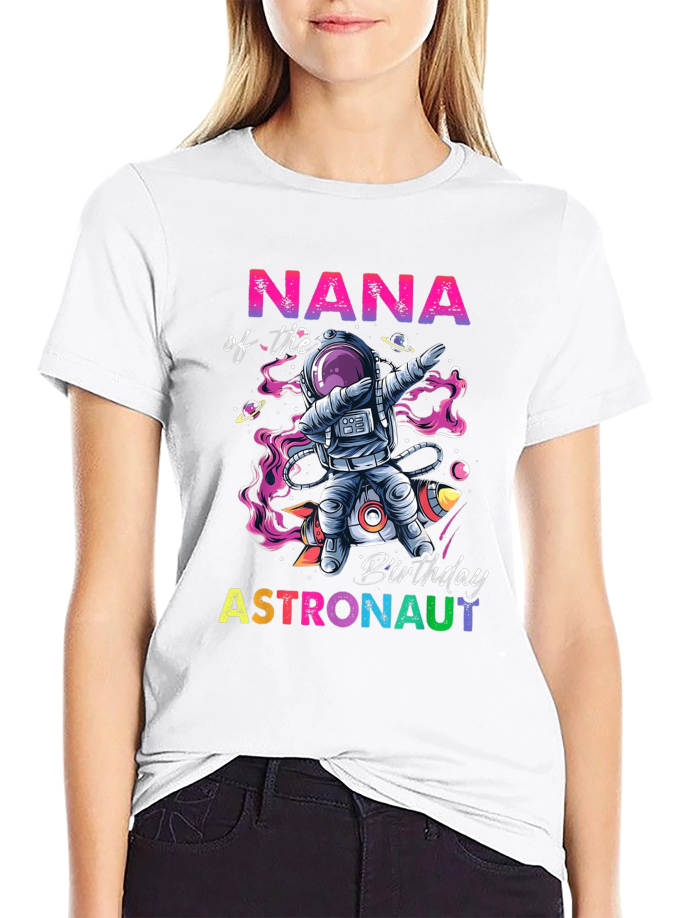 Nana Astronaut Birthday T-Shirt