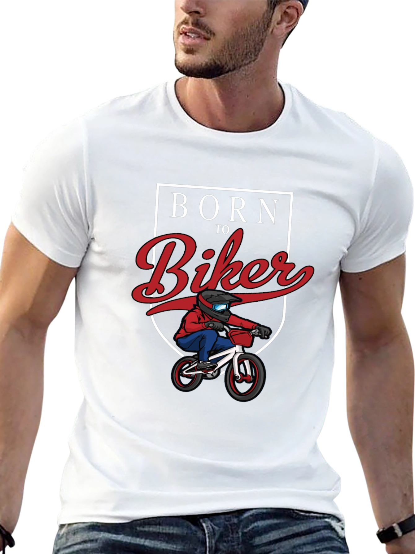 Born to Biker Graphic T-Shirt