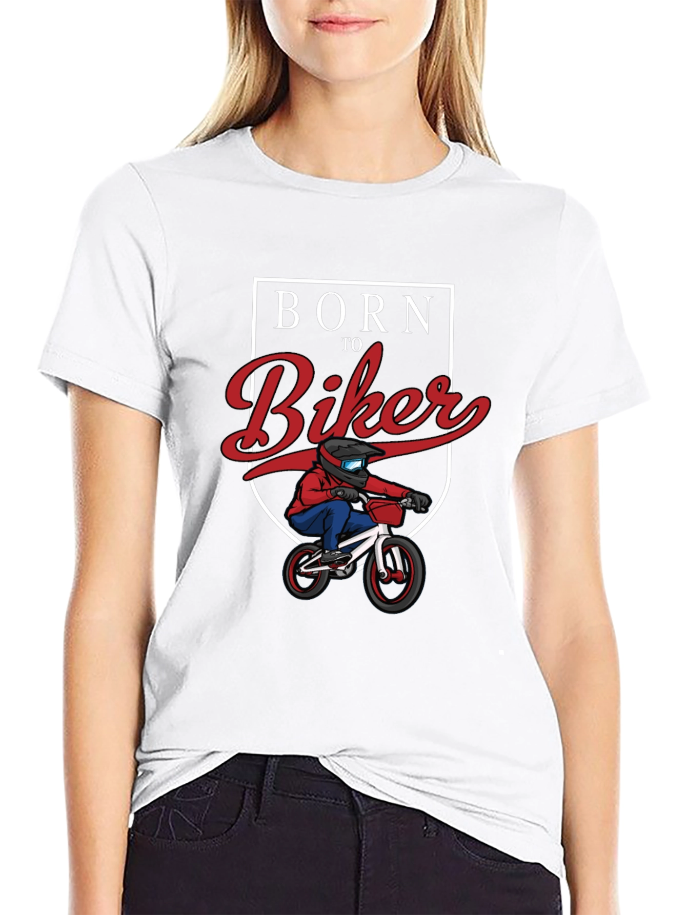 Born to Biker Graphic T-Shirt