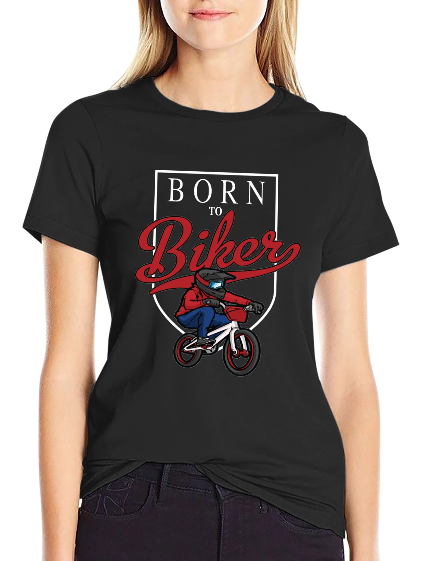 Born to Biker Graphic T-Shirt