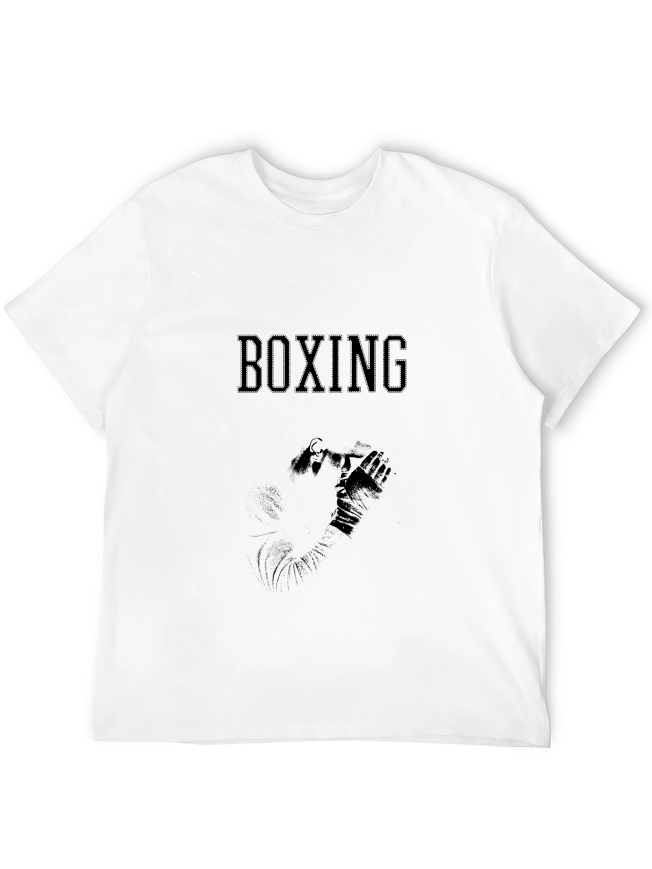 Boxing Graphic T-Shirt - Athletic Black Tee