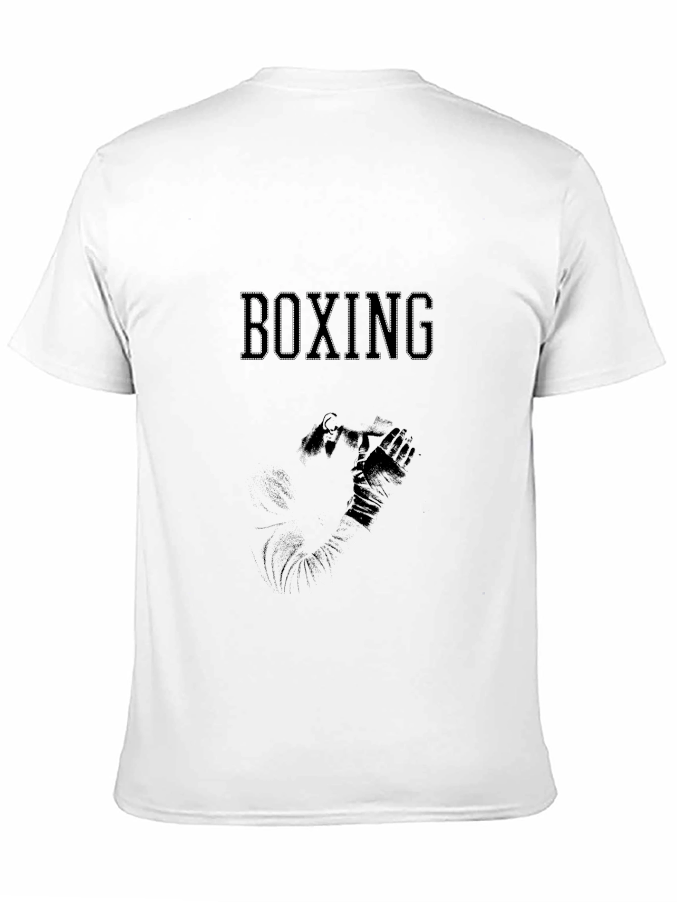 Boxing Graphic T-Shirt - Athletic Black Tee
