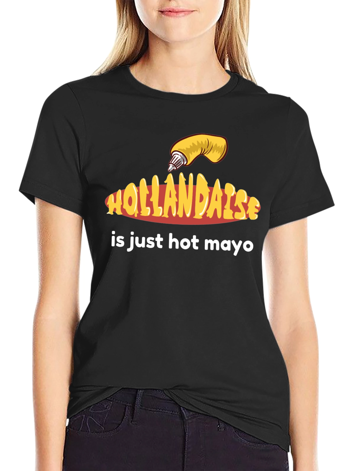 Hollandaise Hot Mayo T-Shirt - Funny Foodie Tee