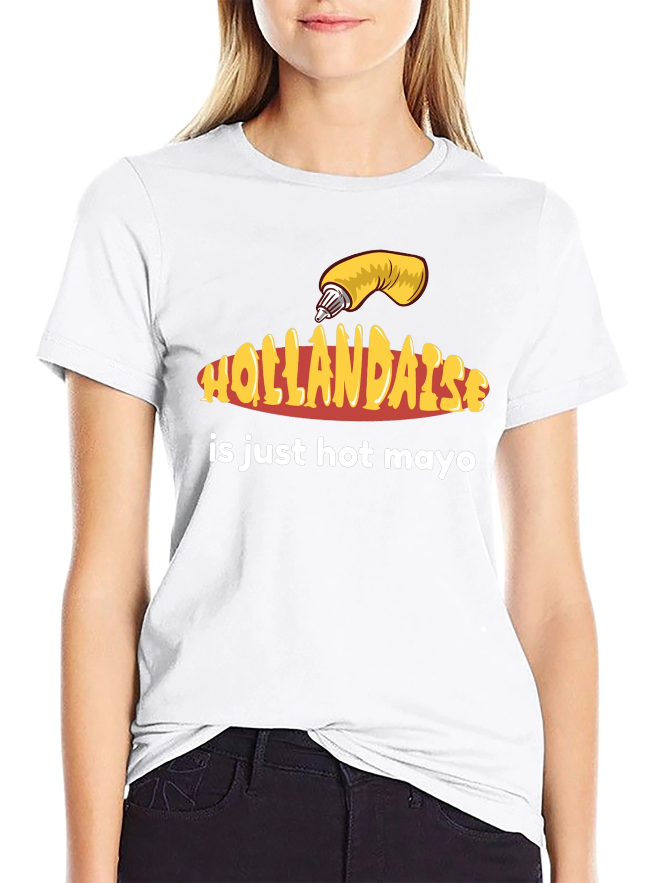 Hollandaise Hot Mayo T-Shirt - Funny Foodie Tee