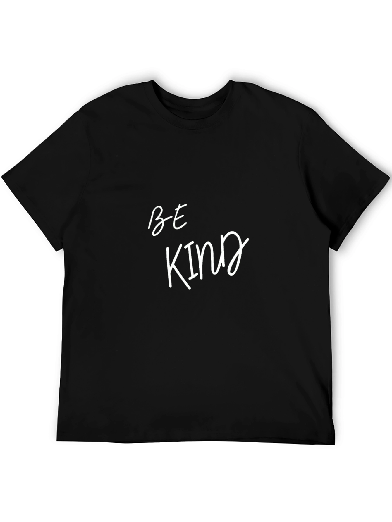 Be Kind T-Shirt - Black Casual Style