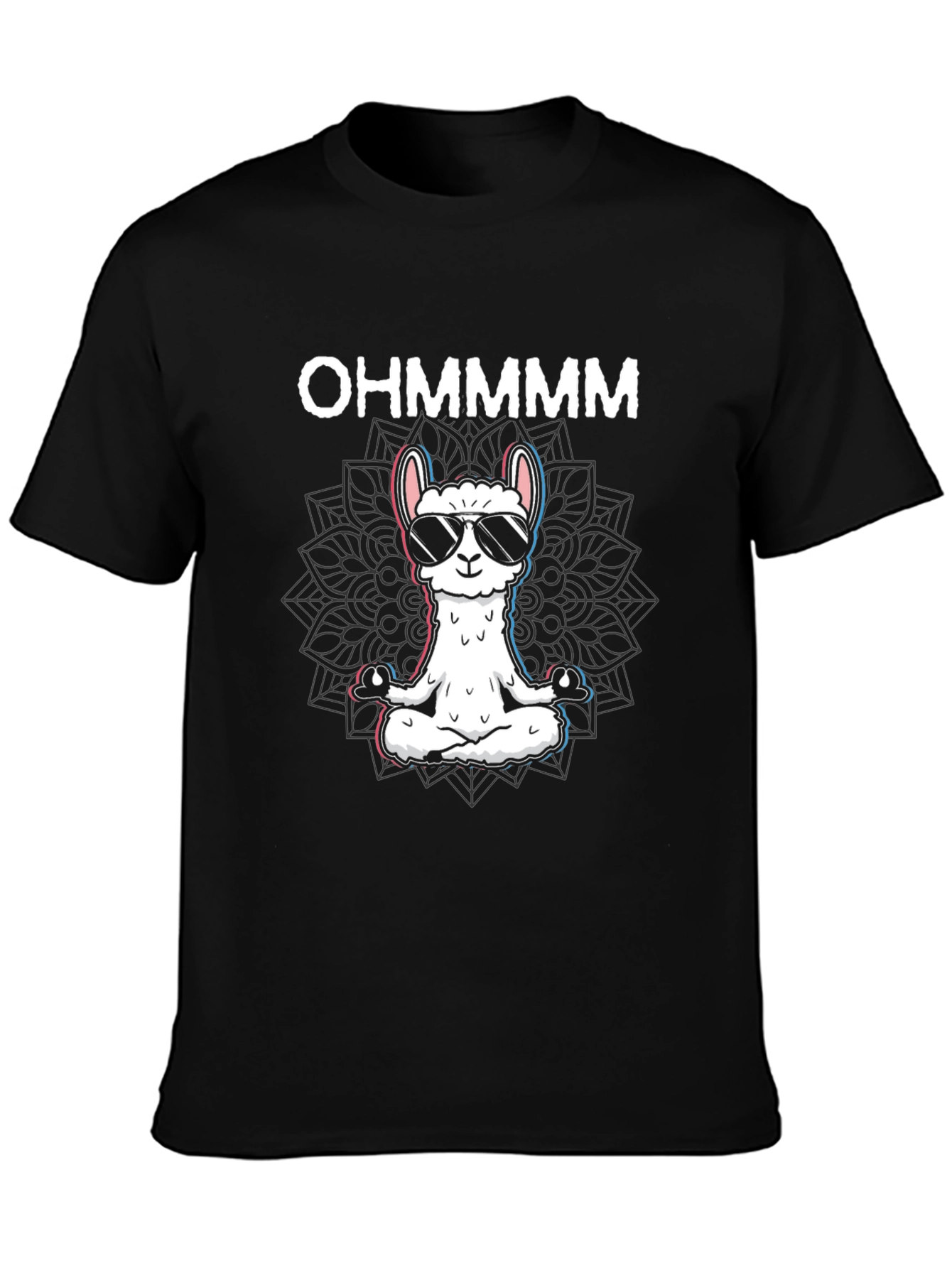 Ohm Meditation Llama Graphic Tee