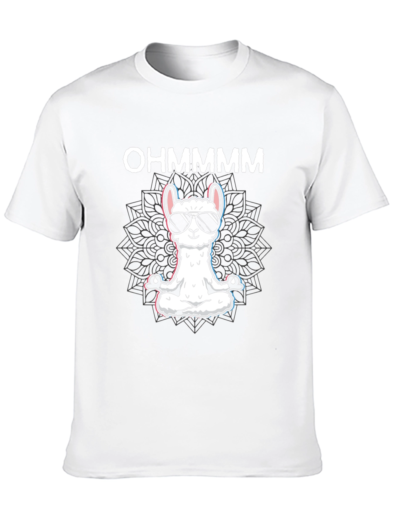 Ohm Meditation Llama Graphic Tee
