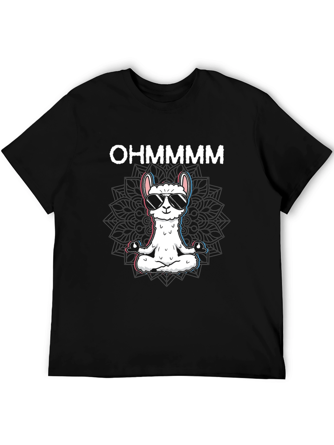 Ohm Meditation Llama Graphic Tee