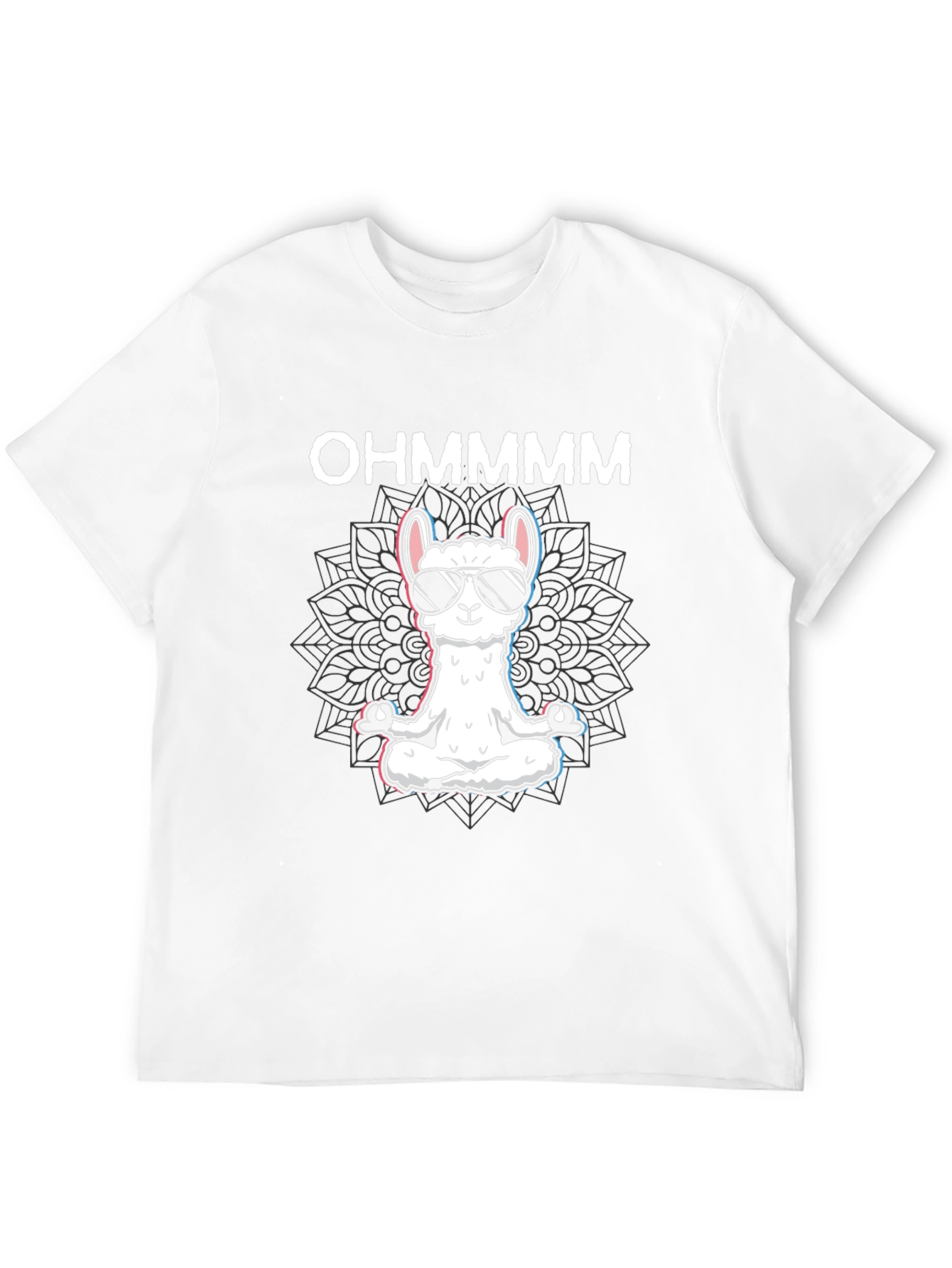Ohm Meditation Llama Graphic Tee