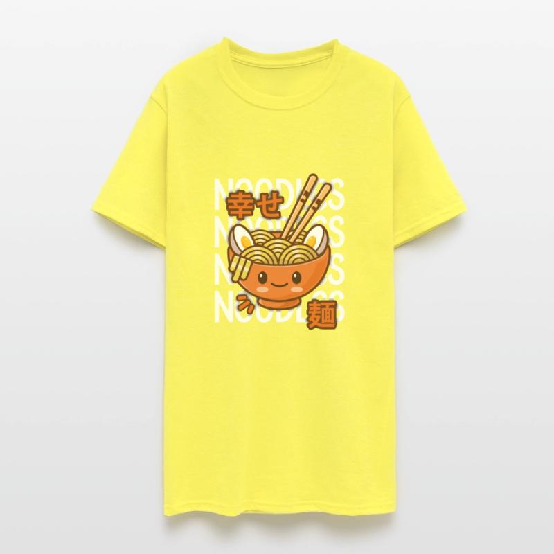 Kawaii Ramen Noodle Bowl Noodles Orange