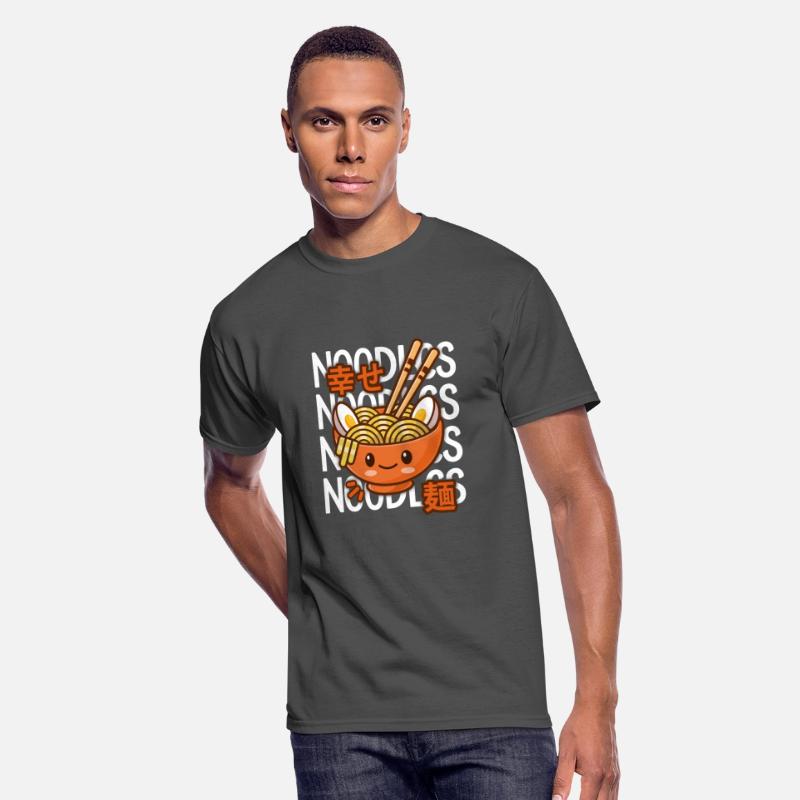 Kawaii Ramen Noodle Bowl Noodles Orange