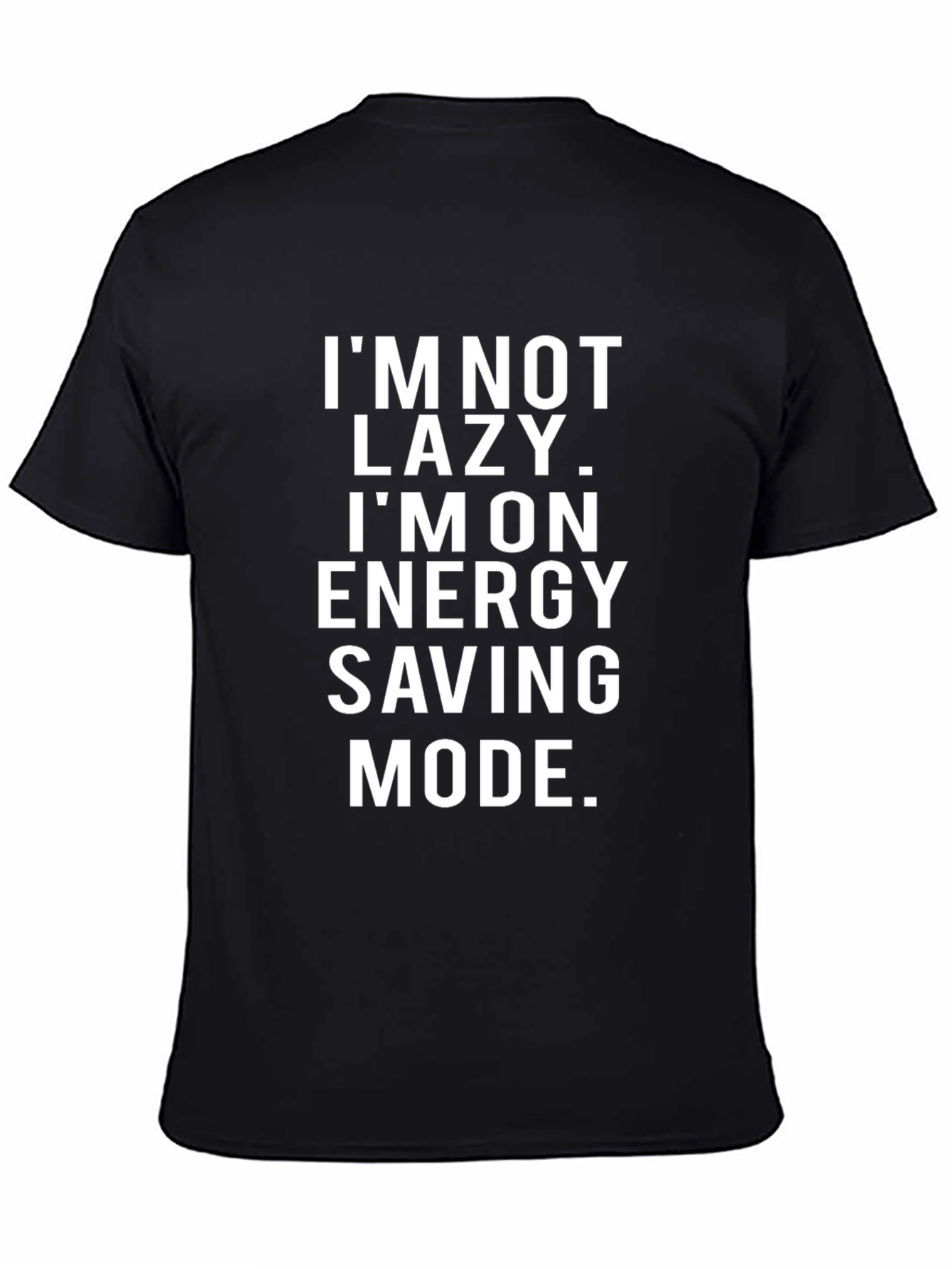 Energy Saving Mode Mens T-Shirt