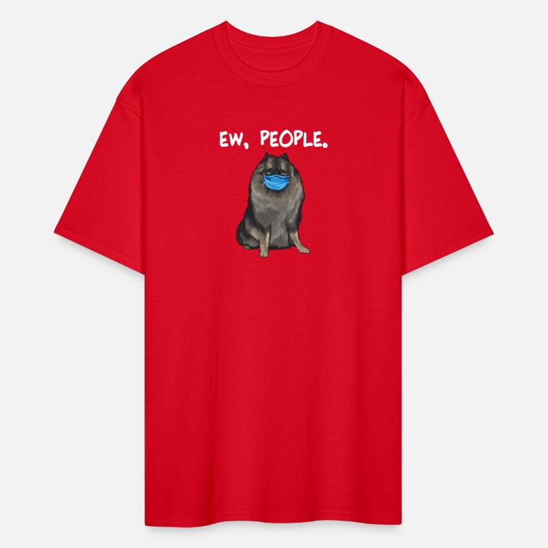 Keeshond Ew People Dog Wearing Face