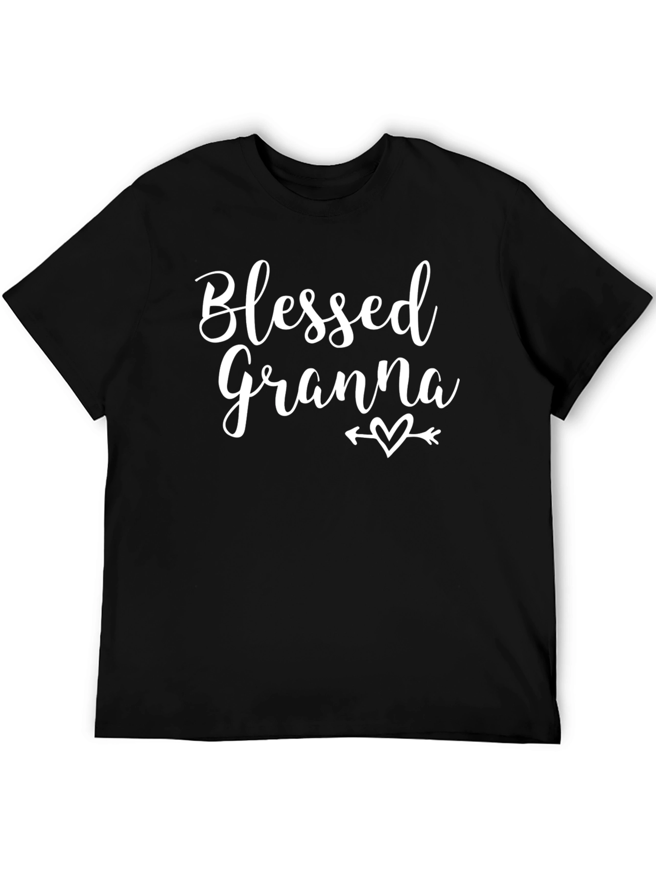 Blessed Granna Graphic T-Shirt - Black