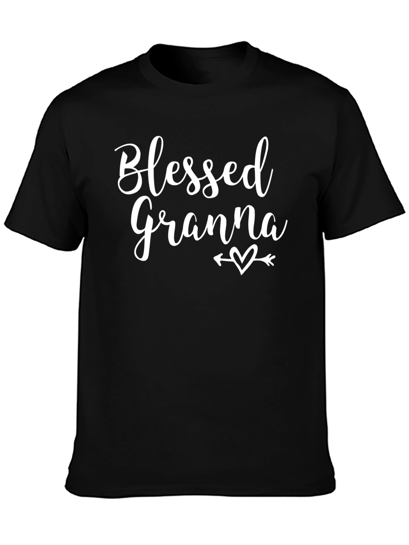 Blessed Granna Graphic T-Shirt - Black