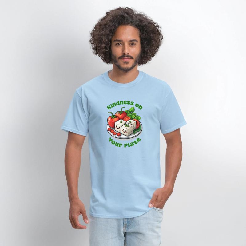Kindness On Your Plate Vegan Funny Cute Tofu