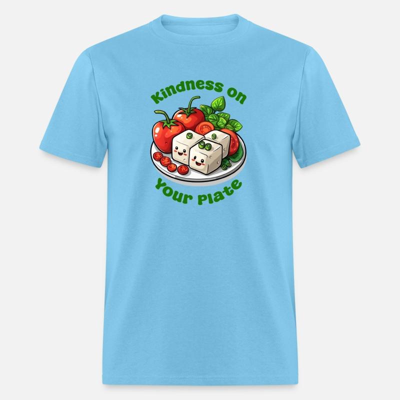 Kindness On Your Plate Vegan Funny Cute Tofu