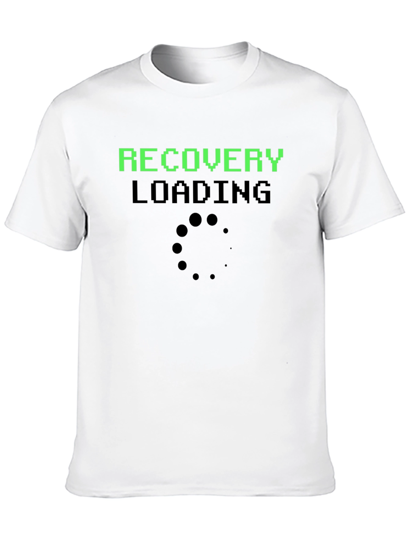 Recovery Loading T-Shirt - Pixel Style Tee