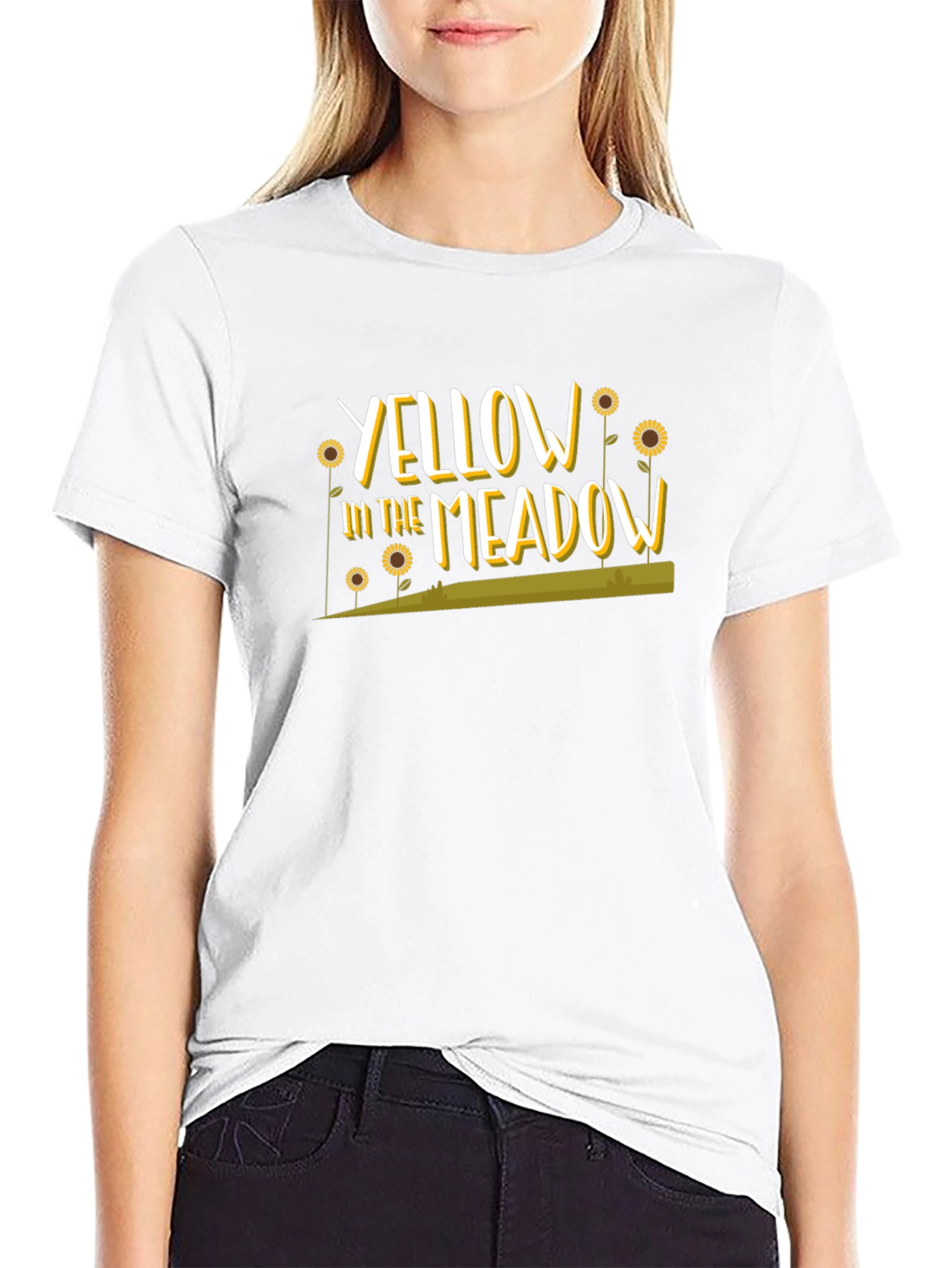 Yellow in the Meadow Graphic Tee