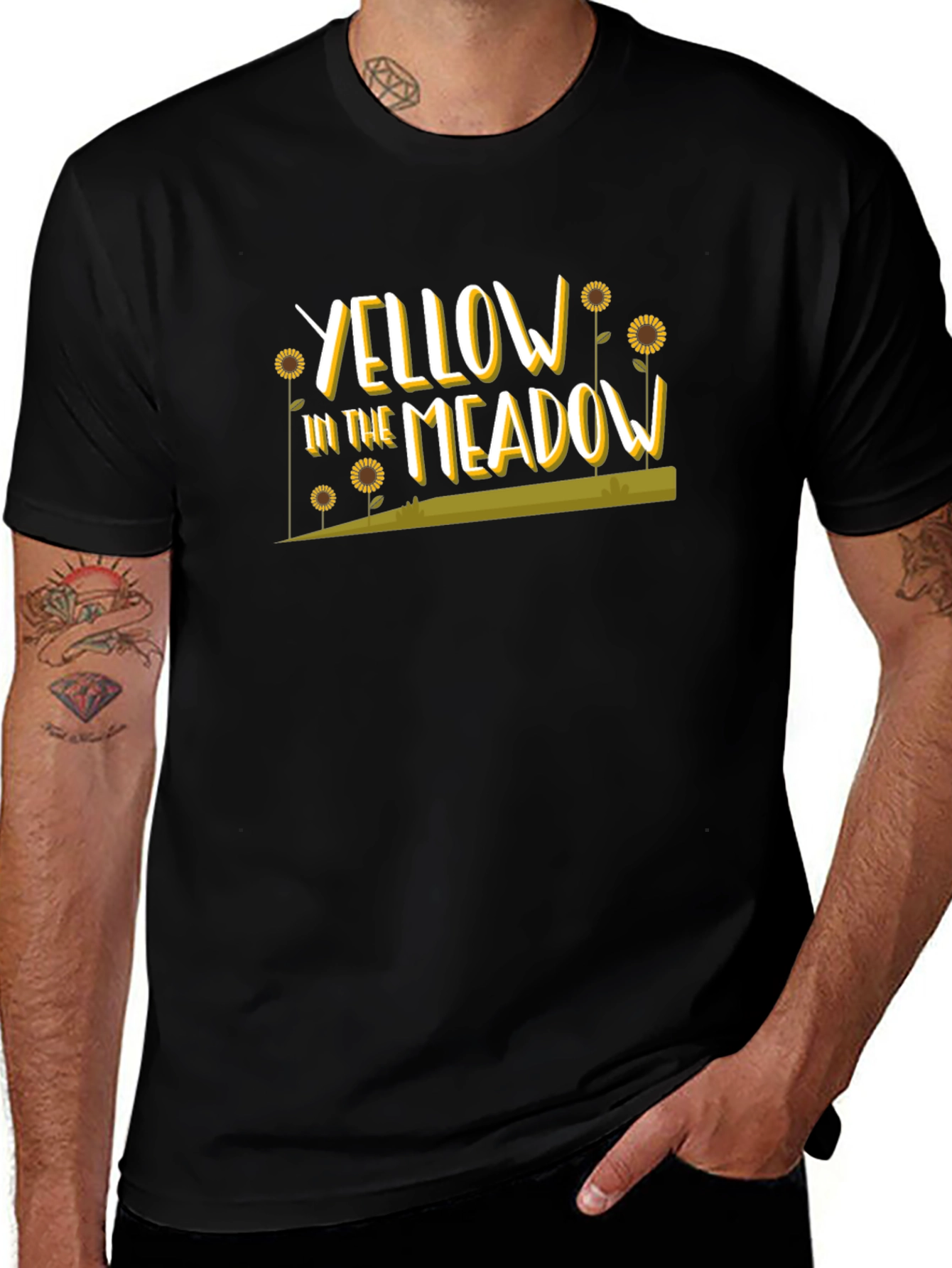 Yellow in the Meadow Graphic Tee