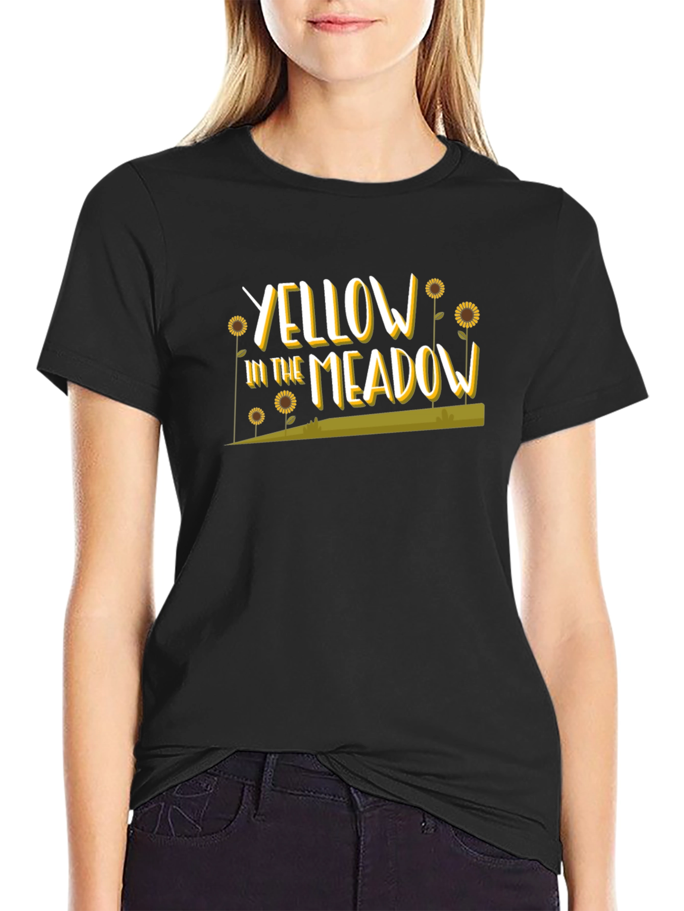 Yellow in the Meadow Graphic Tee