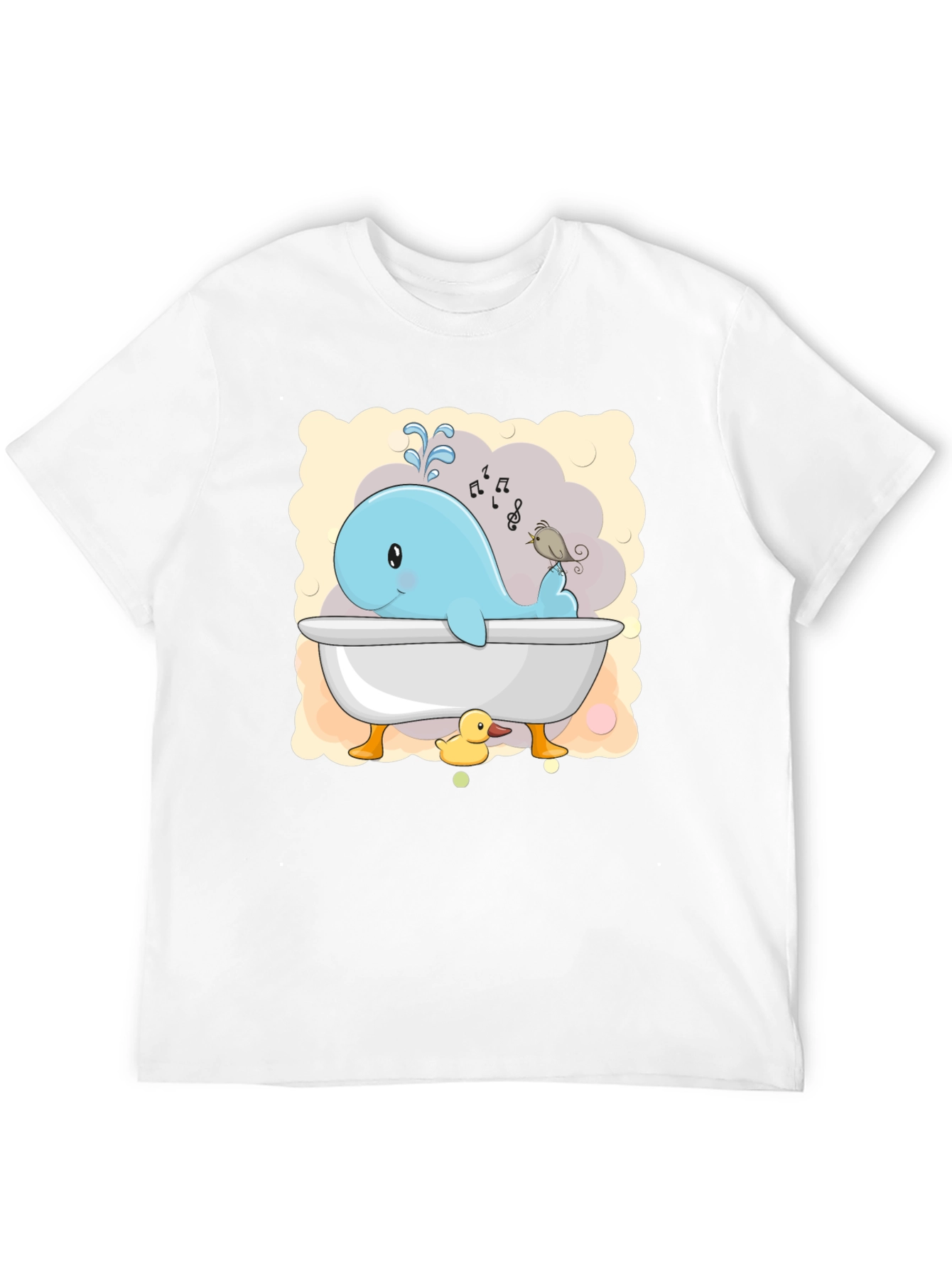 Cute Whale in Tub T-Shirt