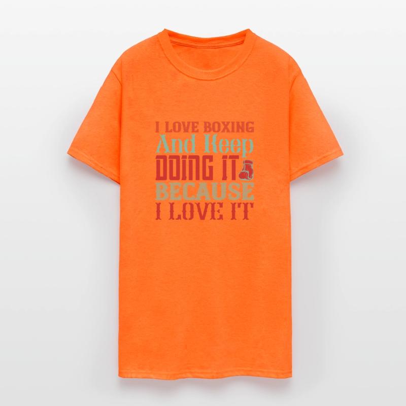 Knockout Passion: I Love Boxing Design