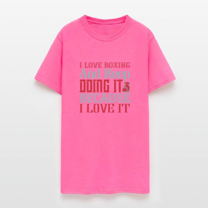 Knockout Passion: I Love Boxing Design