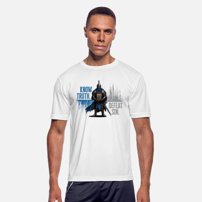 Know Truth Defeat Sin Christian Medieval Knight
