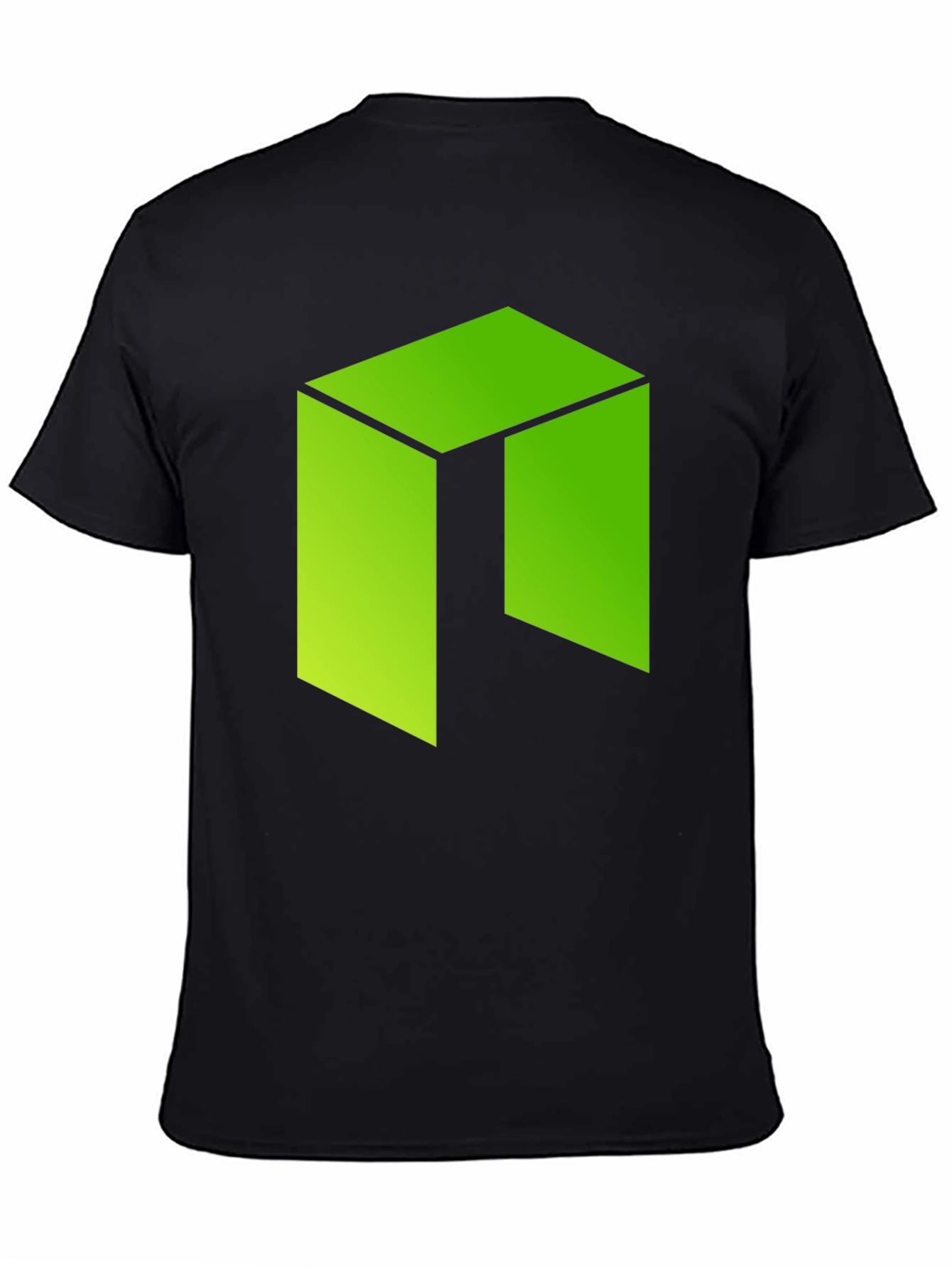 Green Cube Graphic Tee - Casual Comfort