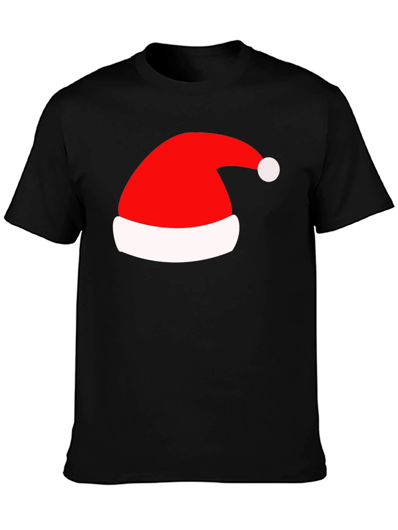 Festive Santa Hat Graphic T-Shirt