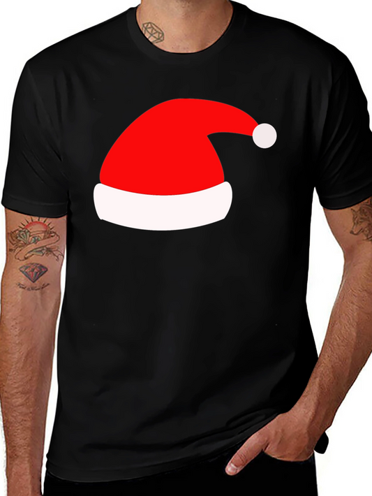 Festive Santa Hat Graphic T-Shirt