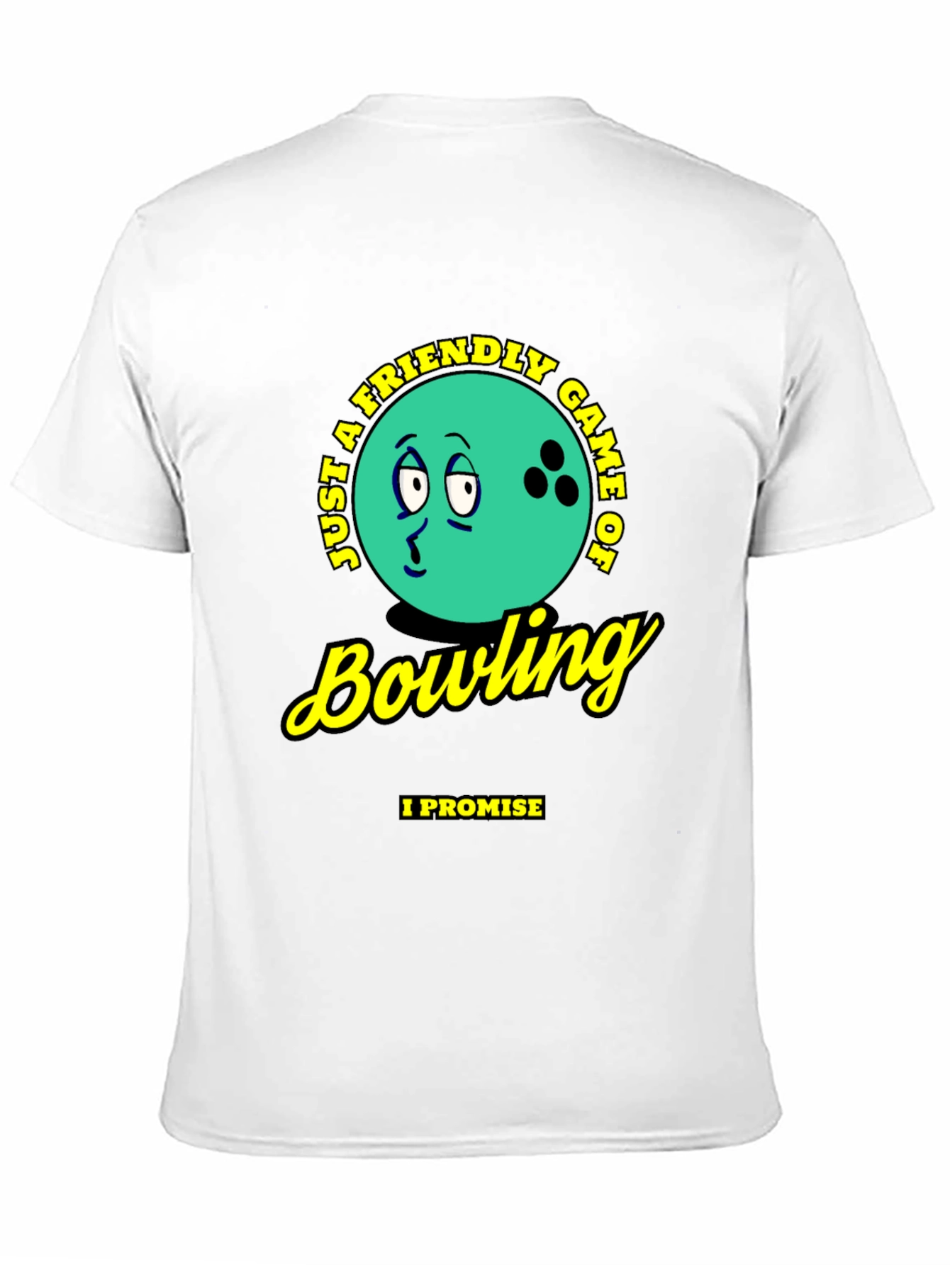 Friendly Bowling Game Graphic T-Shirt