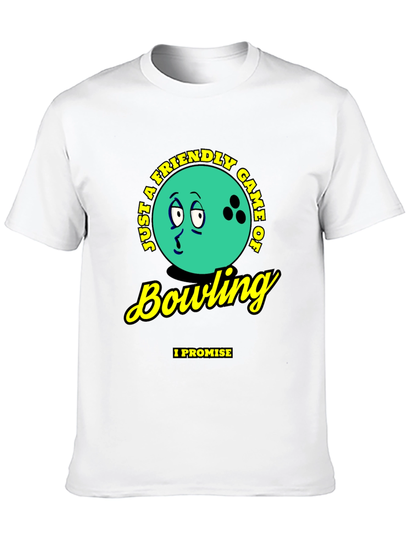 Friendly Bowling Game Graphic T-Shirt
