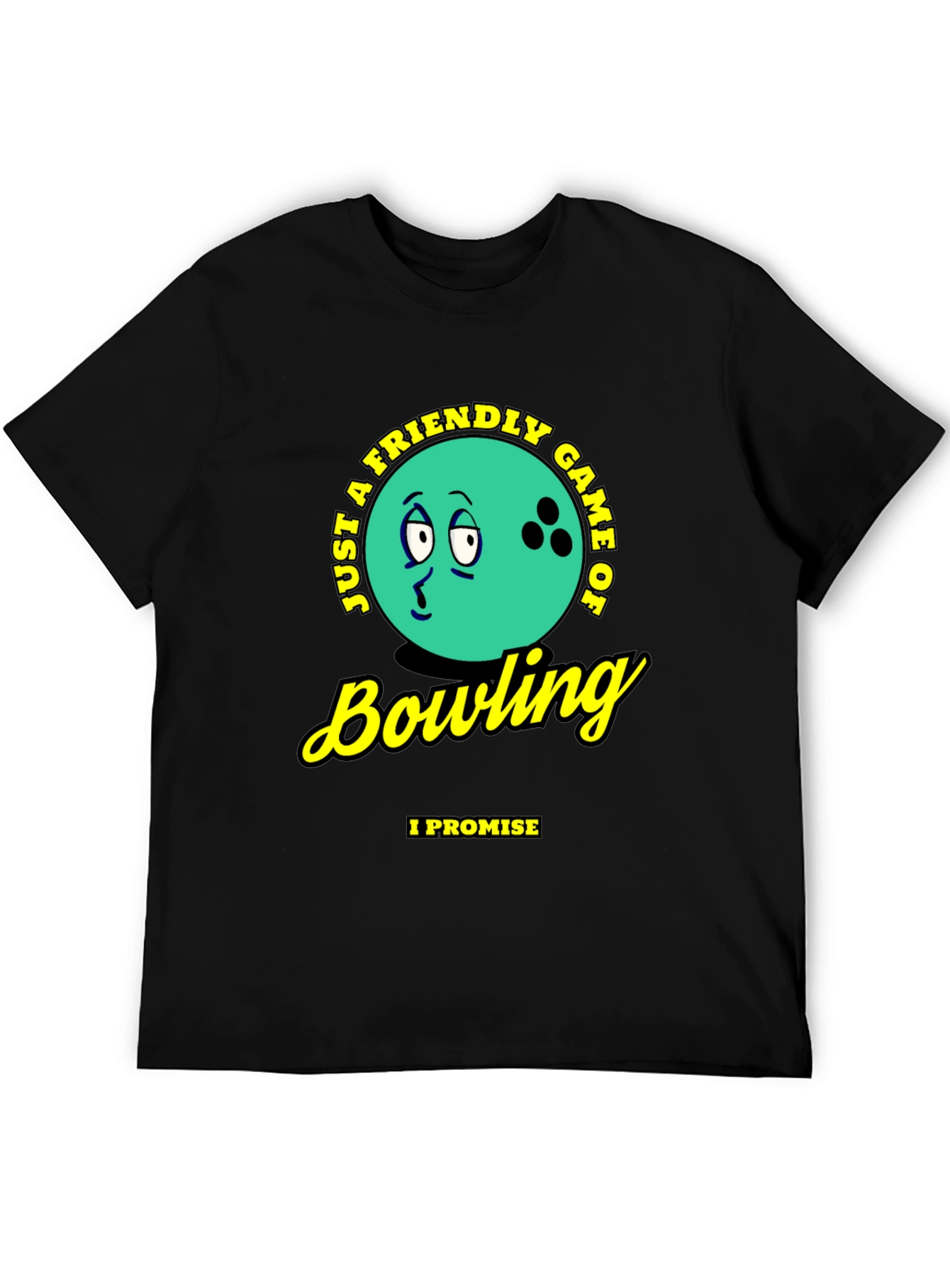 Friendly Bowling Game Graphic T-Shirt