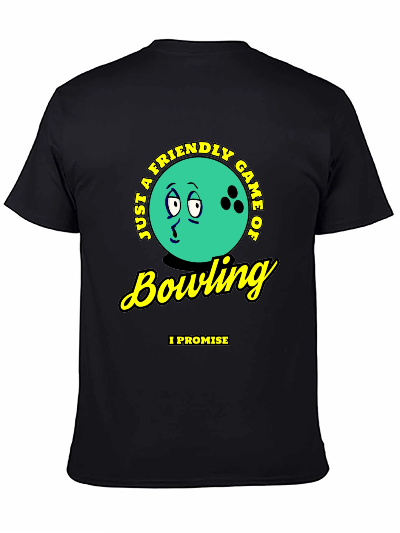 Friendly Bowling Game Graphic T-Shirt