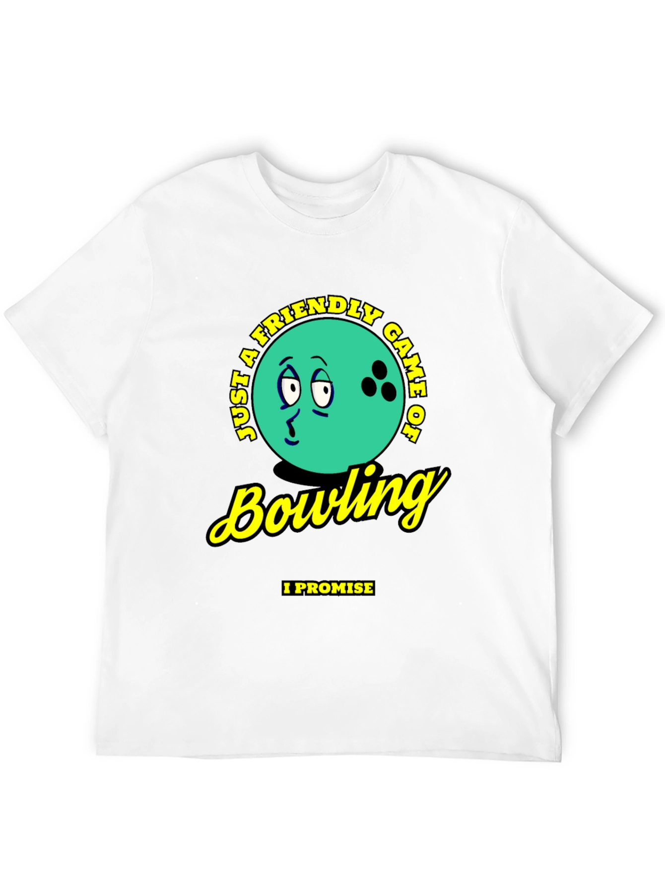 Friendly Bowling Game Graphic T-Shirt