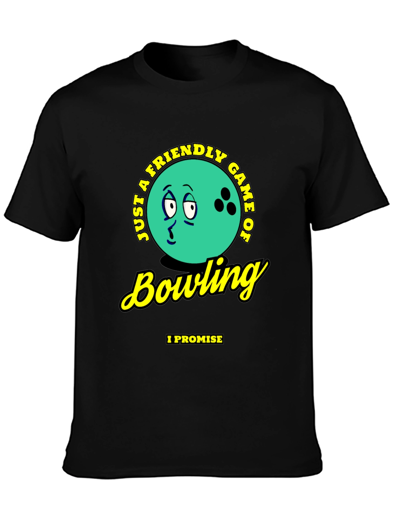 Friendly Bowling Game Graphic T-Shirt