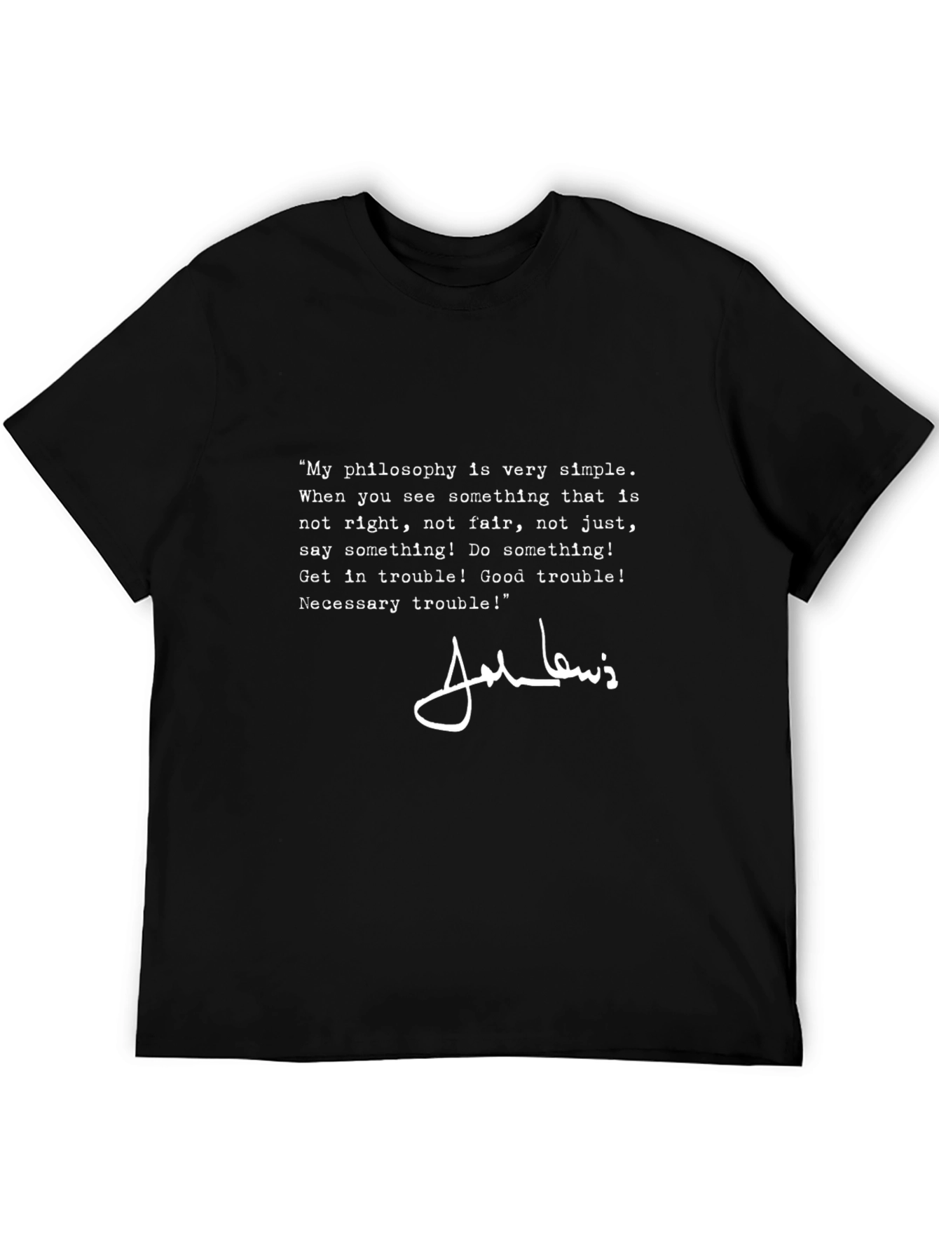 John Lewis Philosophy T-Shirt - Good Trouble Tee