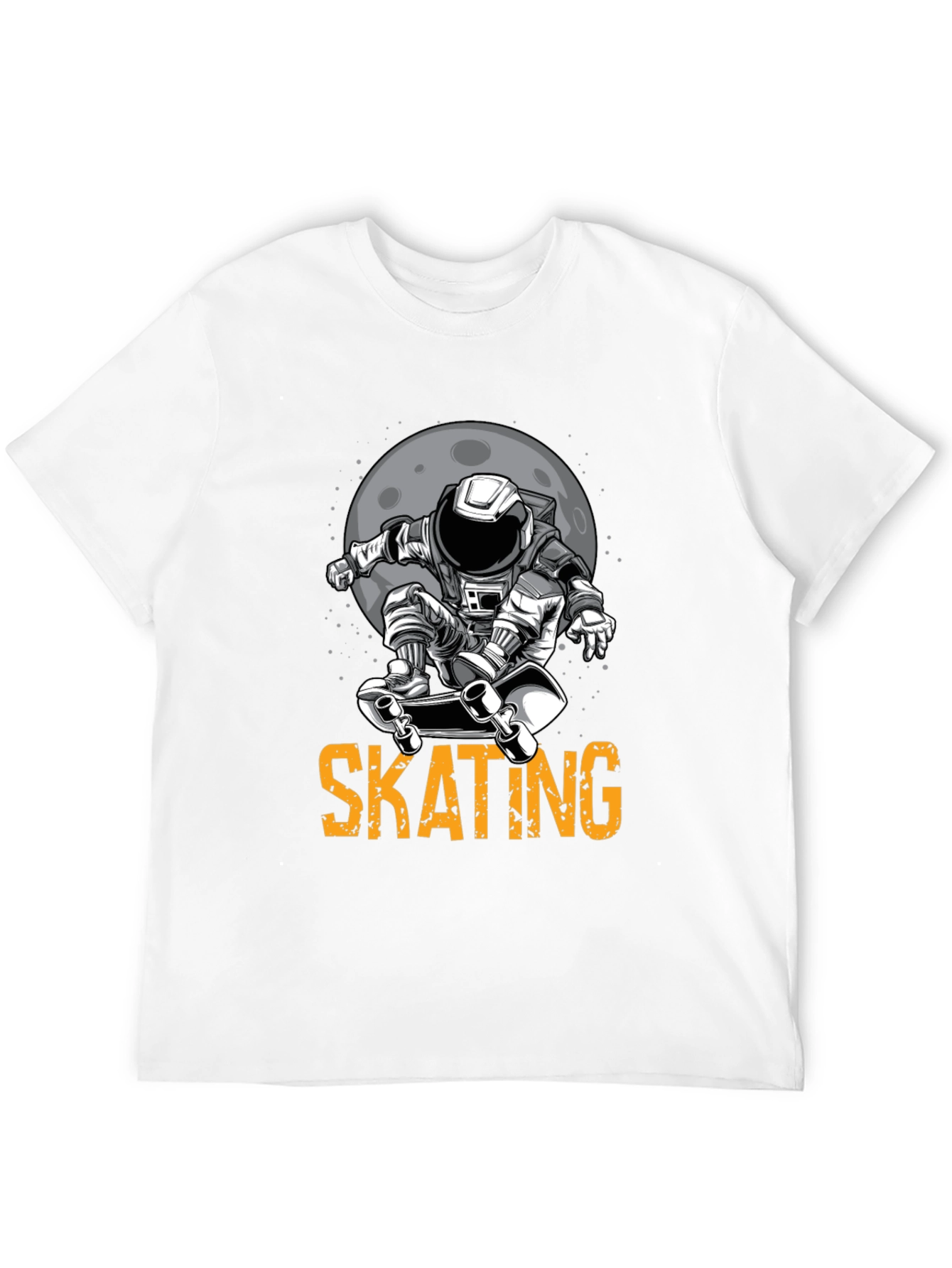 Astronaut Skateboarding T-Shirt - Space Adventure