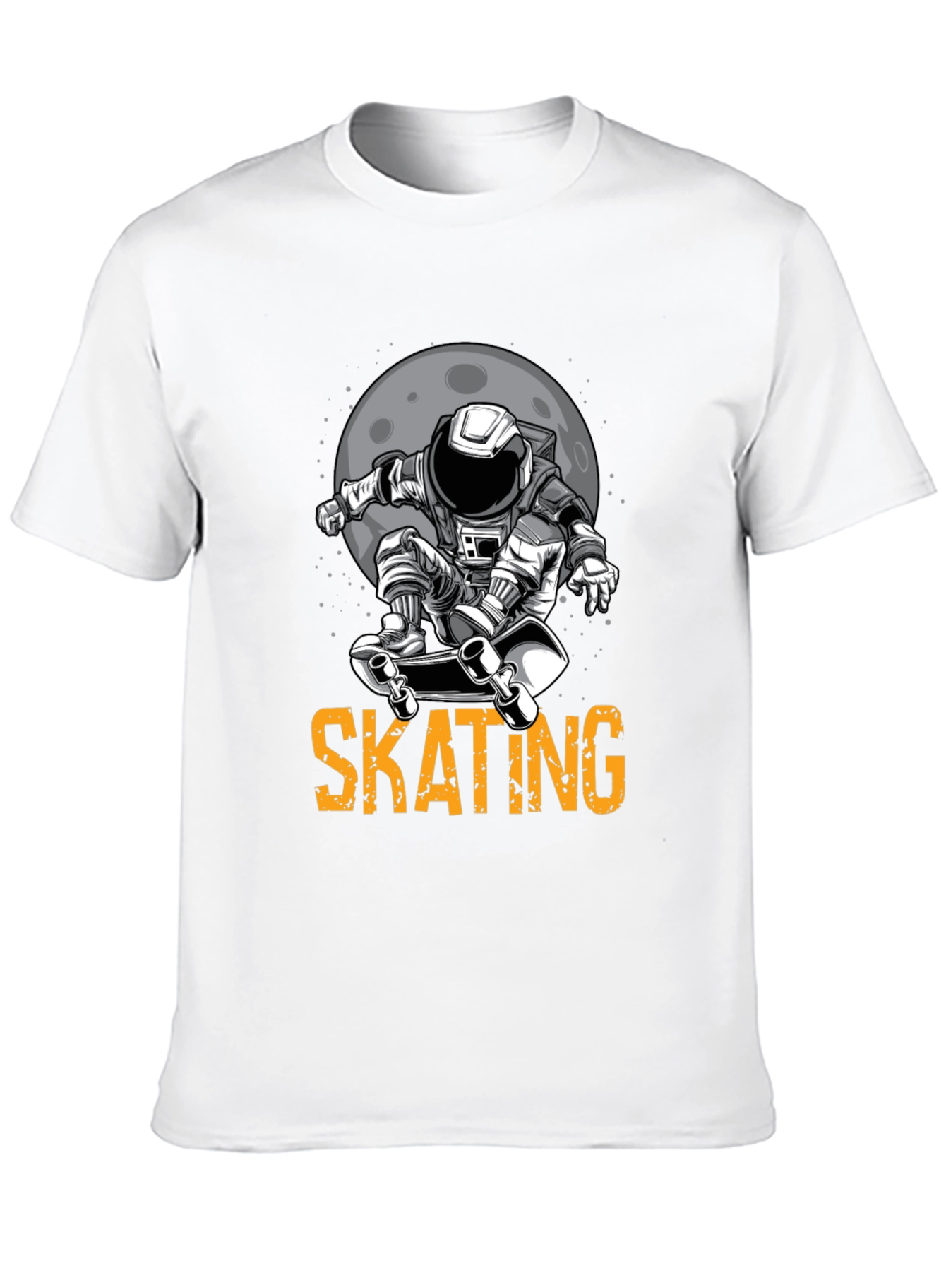Astronaut Skateboarding T-Shirt - Space Adventure