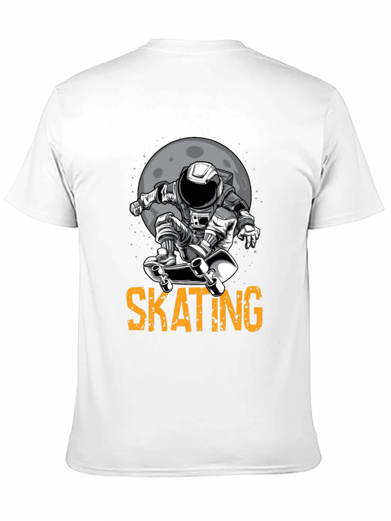 Astronaut Skateboarding T-Shirt - Space Adventure