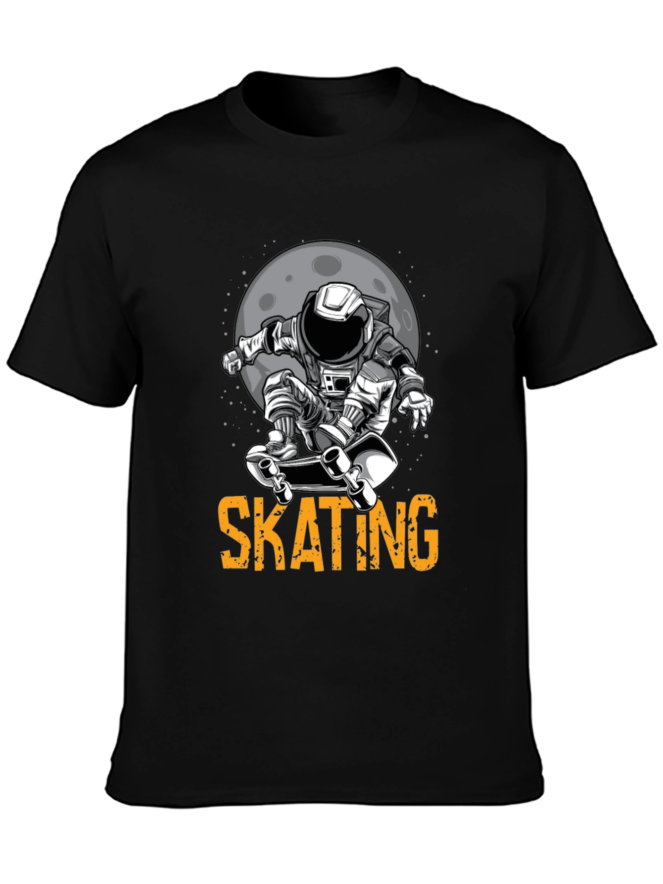Astronaut Skateboarding T-Shirt - Space Adventure