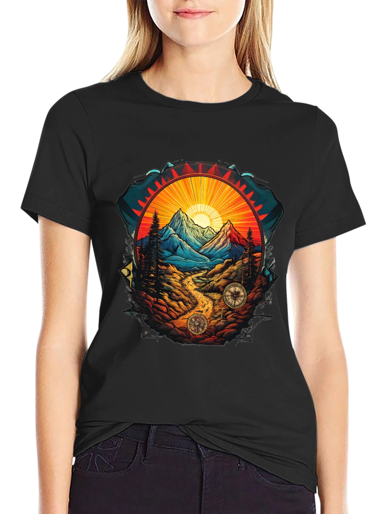 Mountain Vista Graphic Tee - Adventure Awaits!