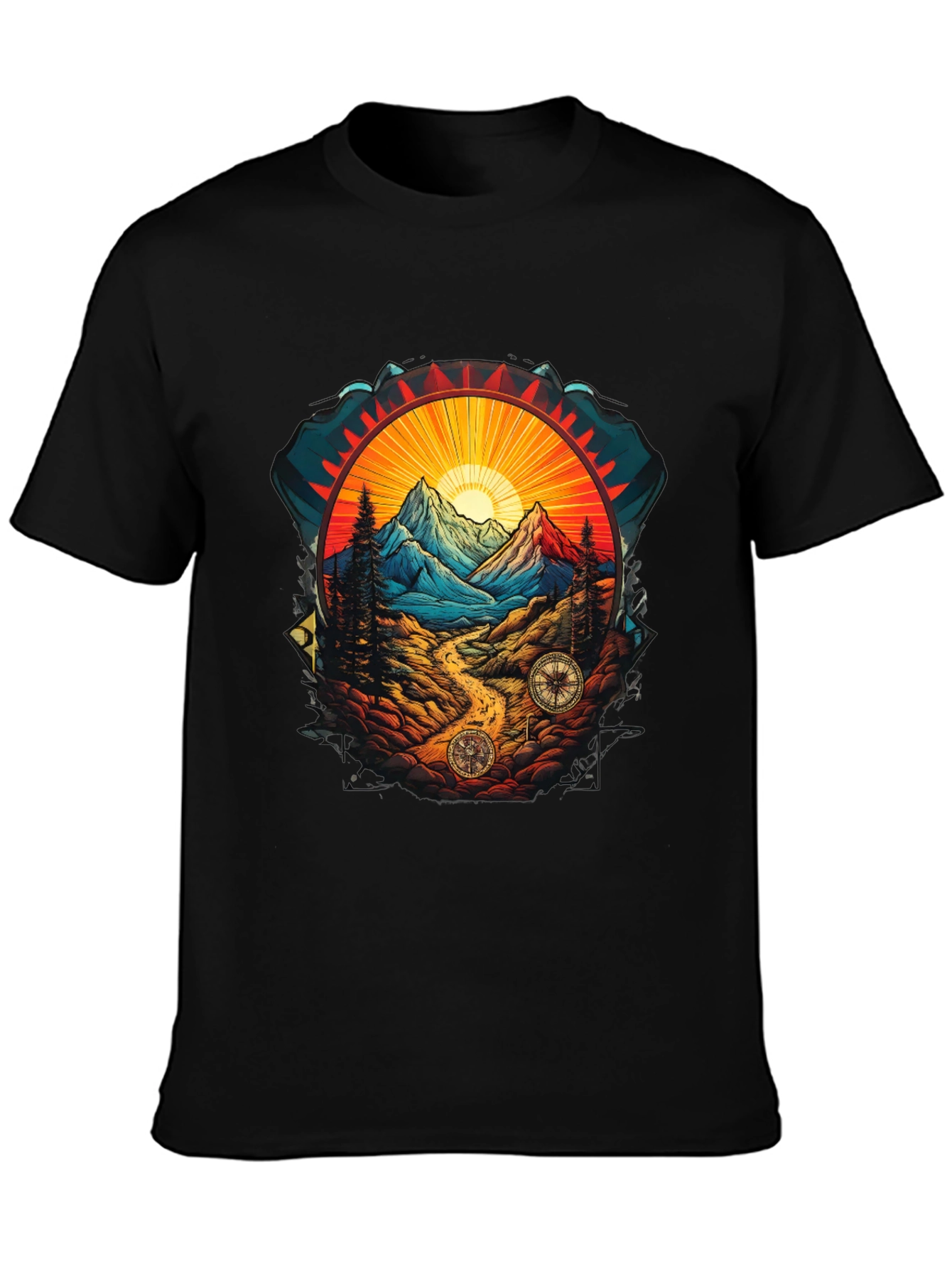 Mountain Vista Graphic Tee - Adventure Awaits!