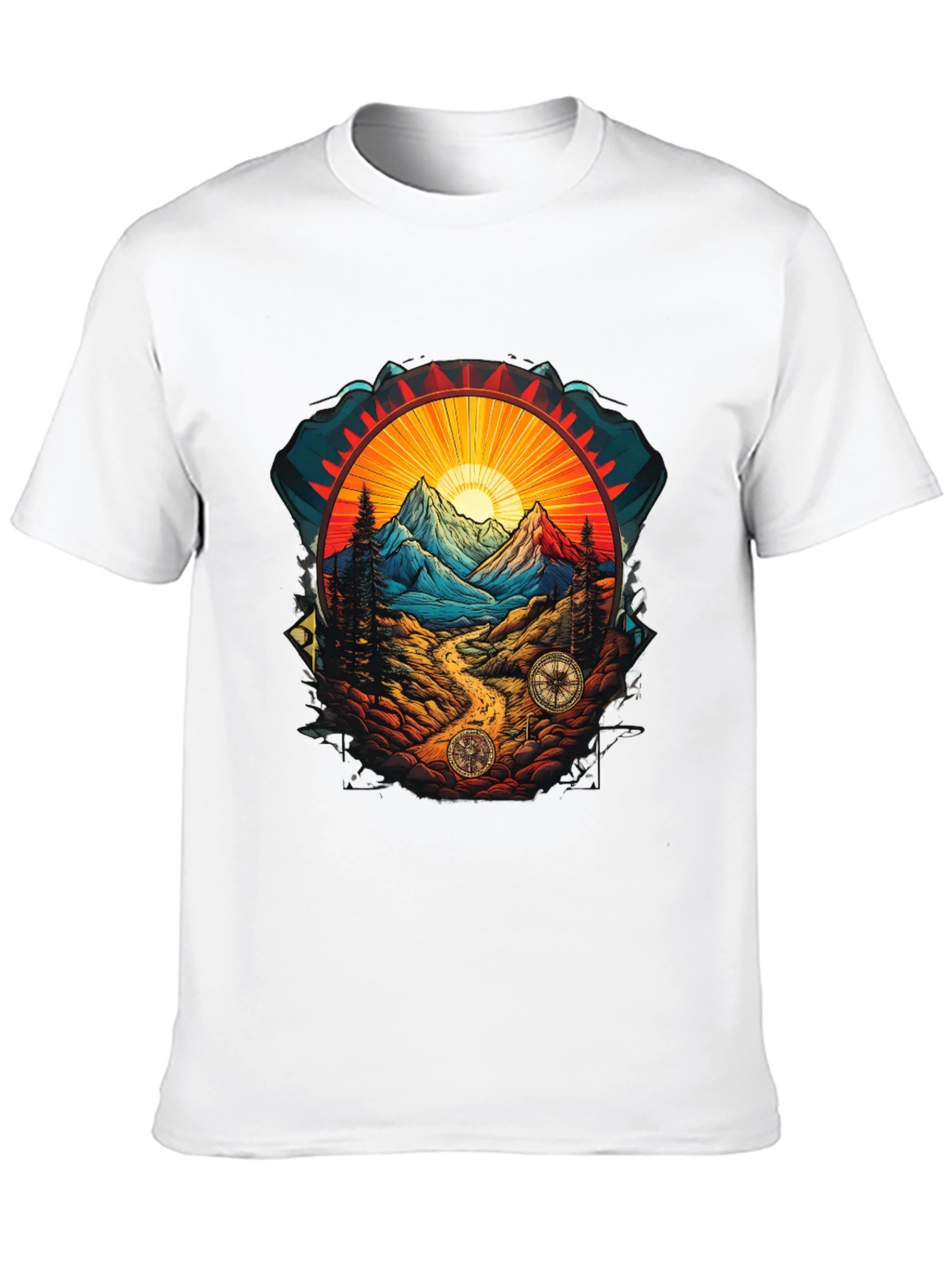 Mountain Vista Graphic Tee - Adventure Awaits!