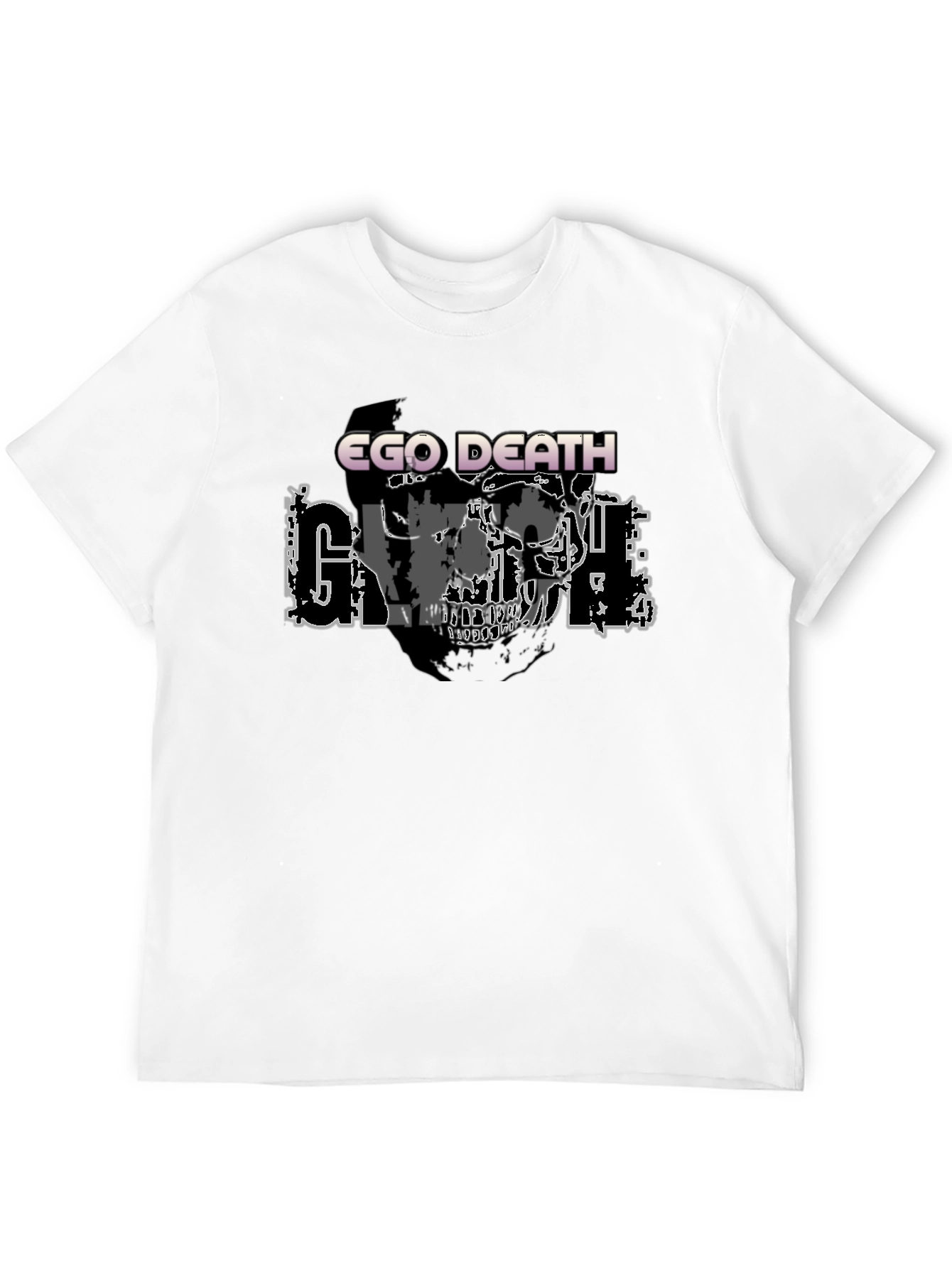Ego Death Graphic Print Black T-Shirt